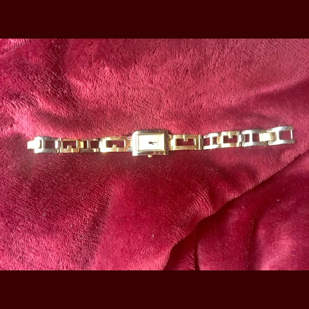 Two-tone Guess G-link watch